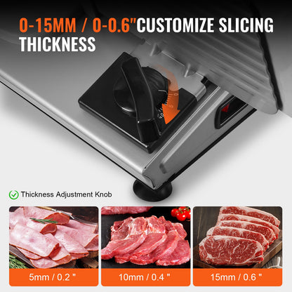 VEVOR Commercial Meat Slicer - Select Your Configuration - JYDRQPJ180WJFCEOPV1 - view 3
