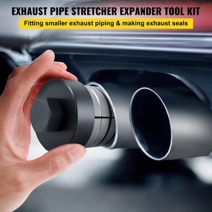 VEVOR Pipe Stretcher Kit, Exhaust Pipe Stretcher Kit 1-5/8\" to 4-1/4\", Exhaust Pipe Expander Kit for Tail Pipe Tube, Exhaust Pipe Expander Tool with Storing Case, 7 Pcs Pipe Expa - JYLQQCXGJJT876AKDV0 - view 2