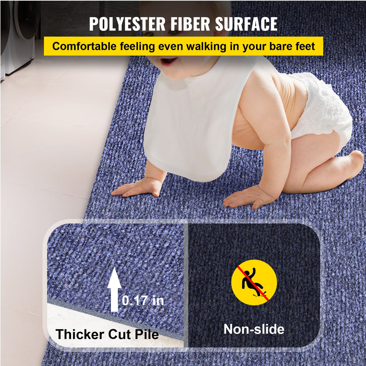 VEVOR Marine Carpet Rolls - Select Your Configuration - JZXWDTLS1.8X7M001V0 - view 3
