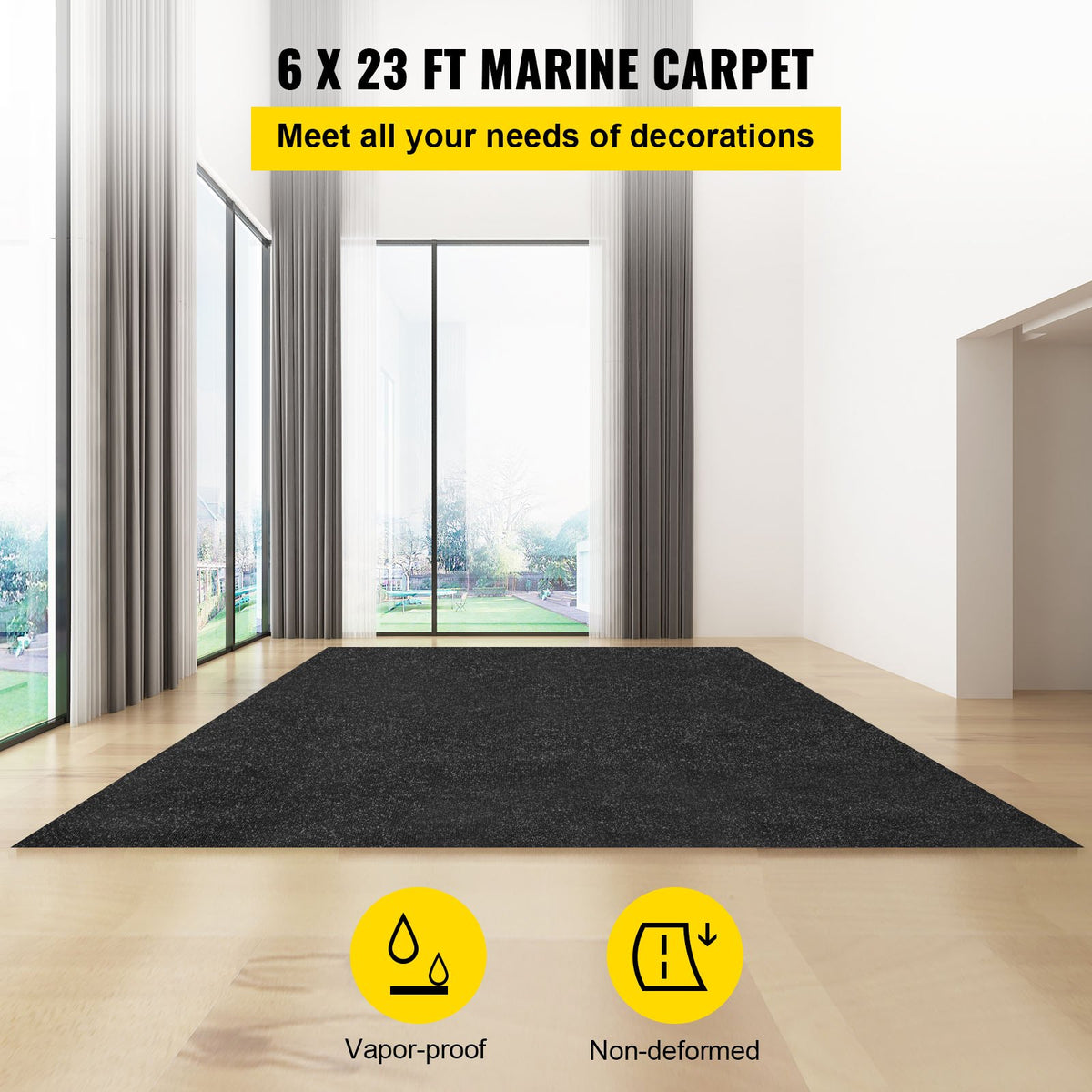 VEVOR Roll Carpet - Select Your Configuration - JZXWDTTH1.87ML4XGV0 - view 2