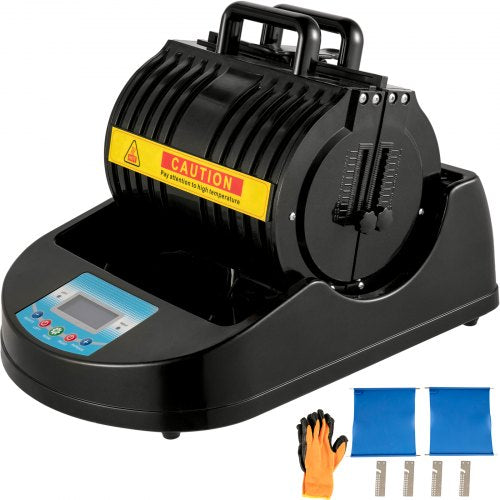 VEVOR Mug Heat Press 1300W Mug Press Black Heat Press Bottle Multifunctional Cup Mug Sublimation Heat Press Machine Mug Press for Transferring Pictures with 11oz, 280mmm Mugs Heating Accessories - KBJP6800-02BK0001V1 - view 1