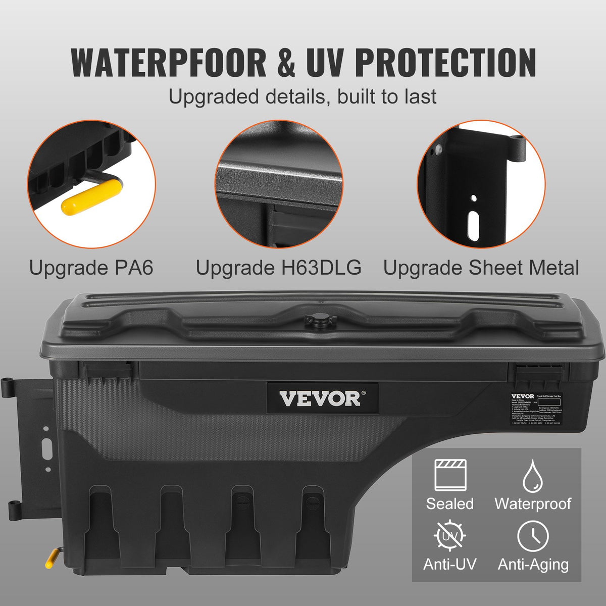 VEVOR Side Truck Tool Boxes - Select Your Configuration - KCLJGFORDF150N5OTV0 - view 3