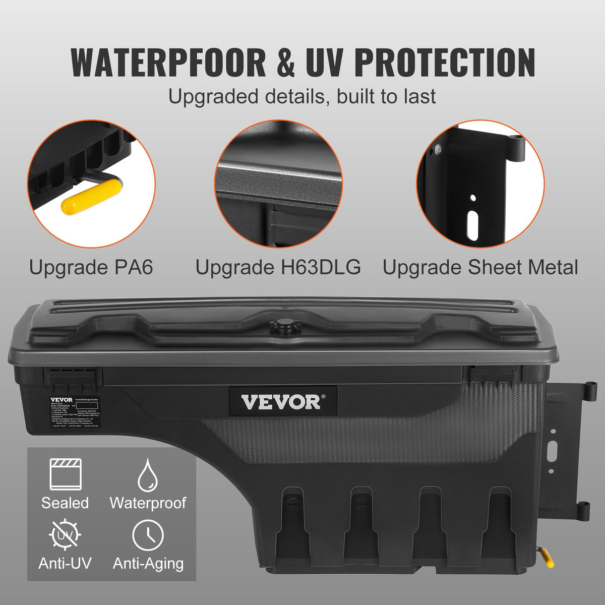 VEVOR Side Truck Tool Boxes - Select Your Configuration - KCLJGFORDF150SLEXV0 - view 3