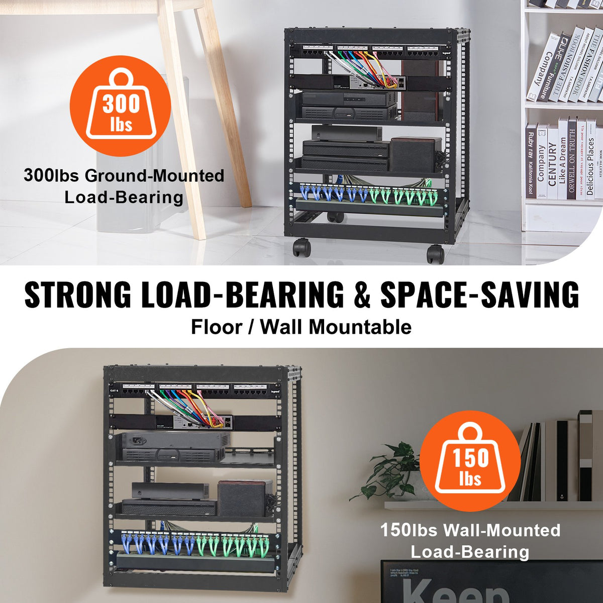 VEVOR Network Enclosure - Select Your Configuration - KFSJJH12U2340SDYTV0 - view 3