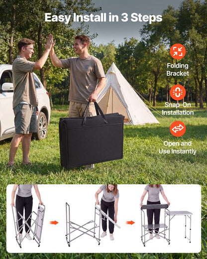 VEVOR Outdoor Camping Kitchen - Select Your Configuration - KJCBZKMPJHHSDZQSN001V0 - view 3