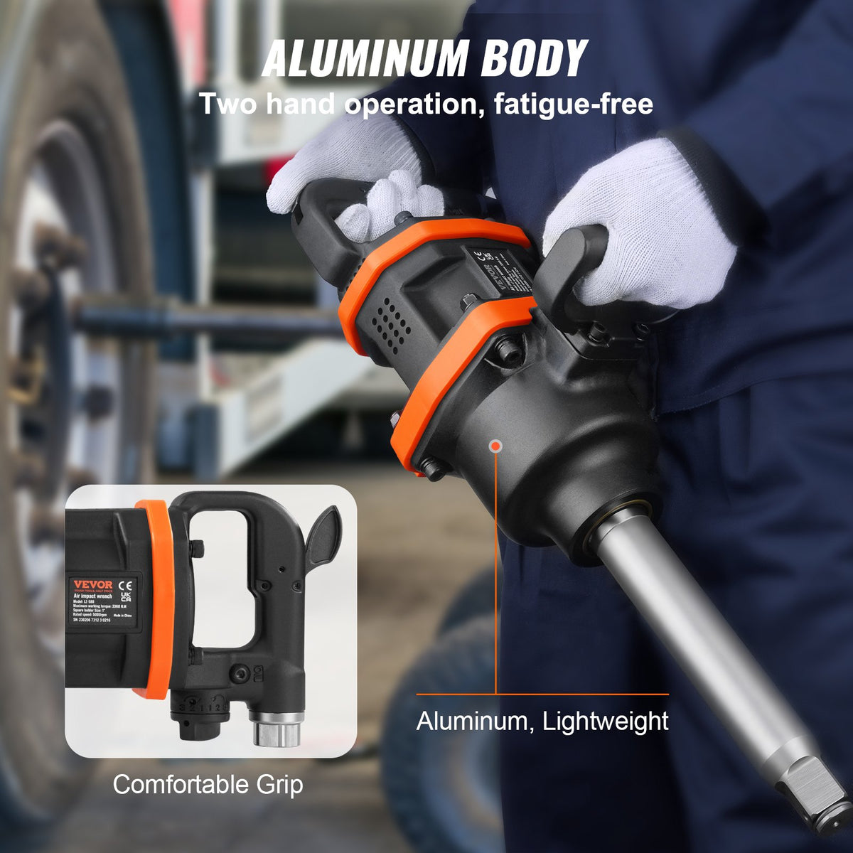 VEVOR Air Impact Wrenches - Select Your Configuration - KQ2800N15500NUKERV0 - view 3
