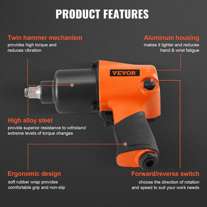 VEVOR Air Impact Wrenches - Select Your Configuration - KQ660N121000NH9DPV0 - view 3