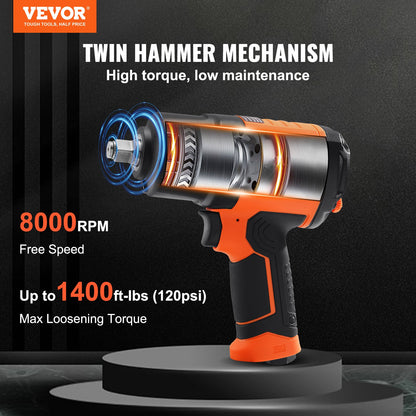 VEVOR Air Impact Wrenches - Select Your Configuration - KQCJBS121350N5BWPV0 - view 2