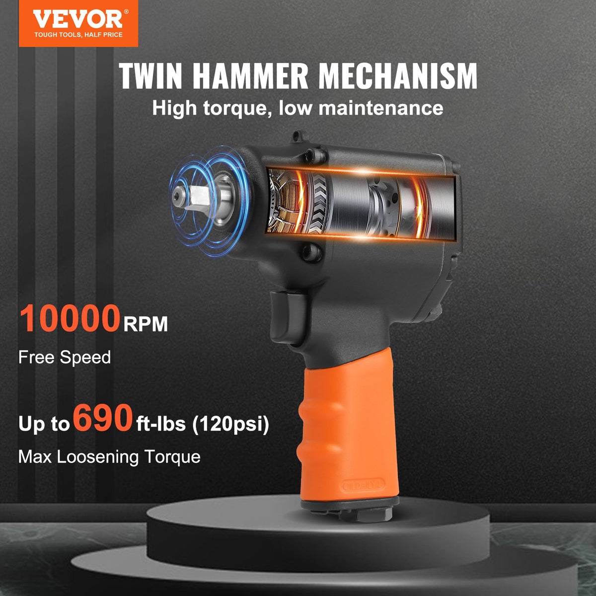VEVOR Air Impact Wrenches - Select Your Configuration - KQCJBSJSQ550N4DZDV0 - view 2