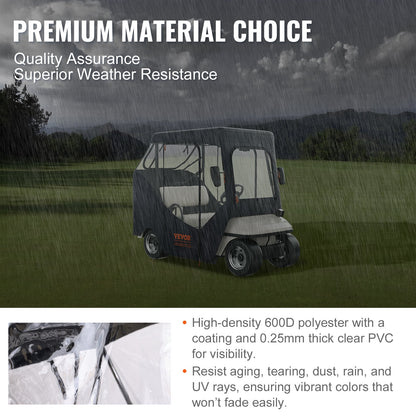 VEVOR Golf Cart Cover - Select Your Configuration - KSHGEFCZGMDJ7155KV0 - view 3