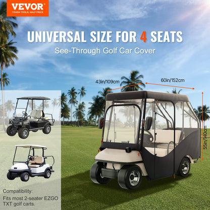 VEVOR Golf Cart Cover - Select Your Configuration - KSHGEFCZGMDJB8OZ9V0 - view 2