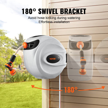 VEVOR Retractable Hose Reel - Select Your Configuration - KSSJGQHTSH65FOJU3V0 - view 3
