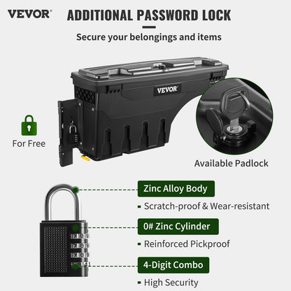 VEVOR Side Truck Tool Boxes - Select Your Configuration - KTOYOTATUNDRAVZRWV0 - view 2