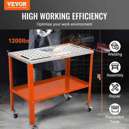 VEVOR Welding Table - Select Your Configuration - KYDHZW1200LB3M6A7V0 - view 2