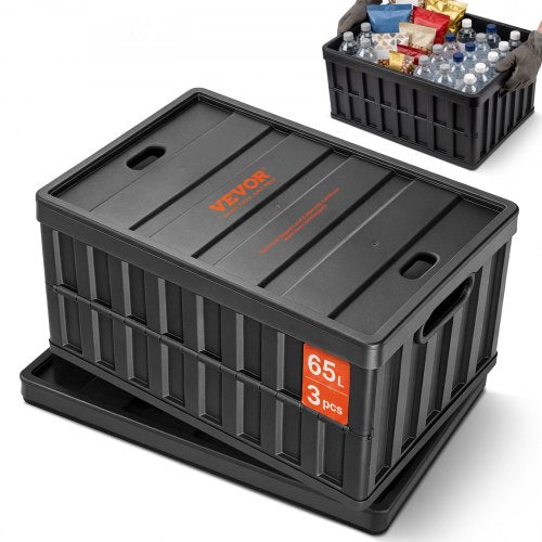 VEVOR Folding Plastic Crate - Select Your Configuration - KZDSLCWXHS64HOR3QV0 - view 1