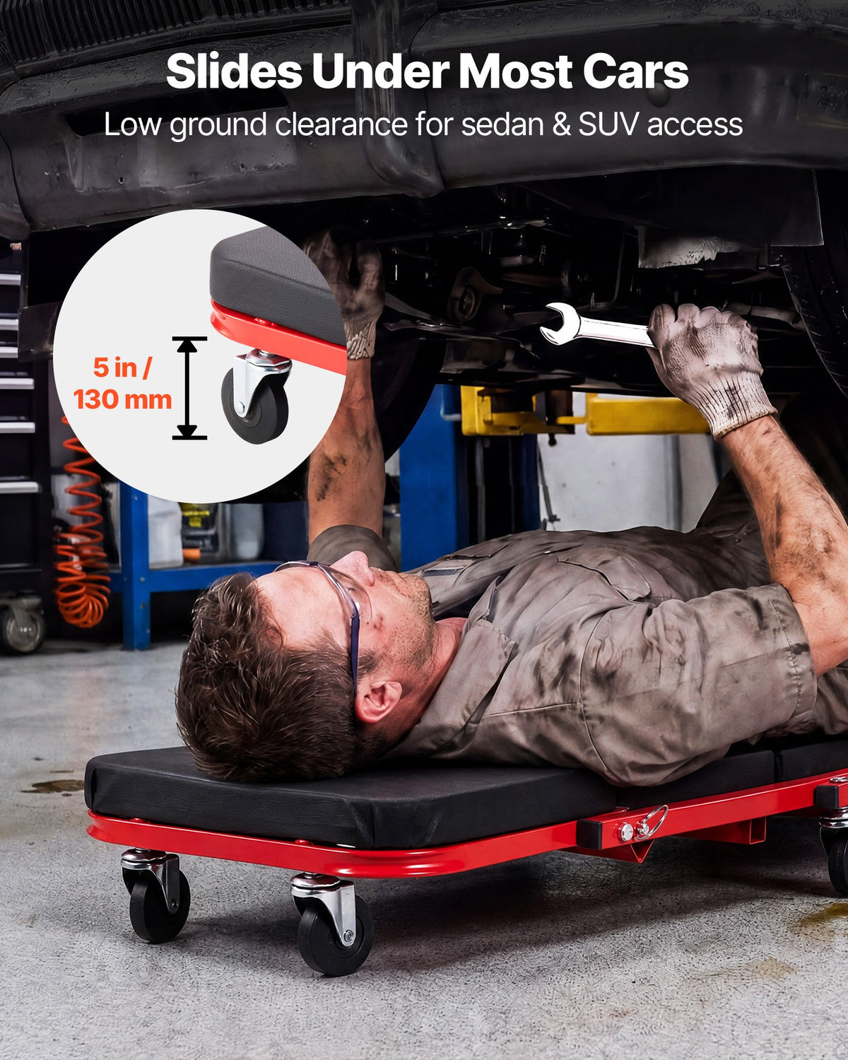 VEVOR Garage Creeper - Select Your Configuration - KZDXCTB36INCOV0SV001V0 - view 3