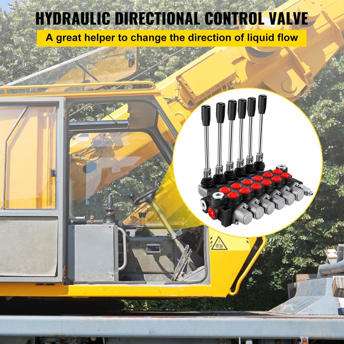 VEVOR Hydraulic Control Valves - Select Your Configuration - KZFFXYC611GPMFJ1GV0 - view 2