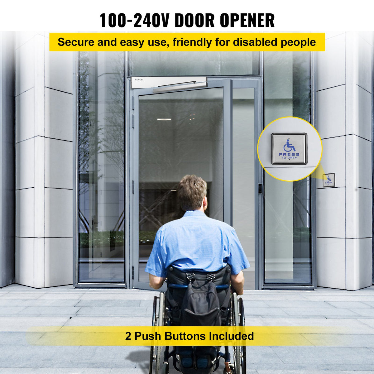 VEVOR Automatic Swing Door Openers - Select Your Configuration - LBKMJZ110220VZ9YIV5 - view 2
