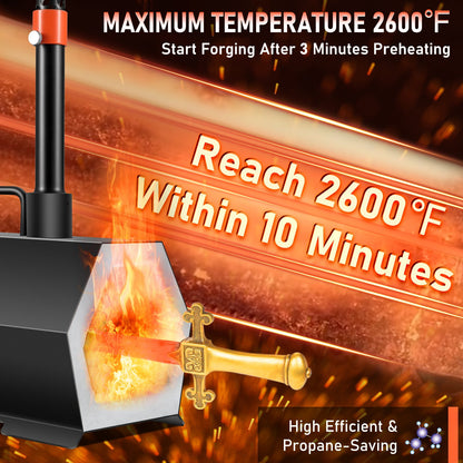 VEVOR Forge Burner - Select Your Configuration - LBXDZLGMAXB20T4ZRV0 - view 3
