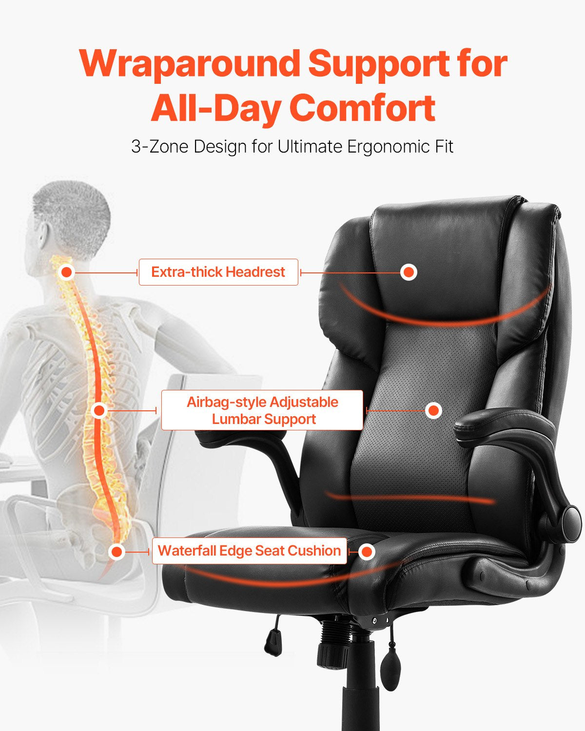 VEVOR Executive Chairs - Select Your Configuration - LBYEKCGKKDJYWXBWZV0 - view 2