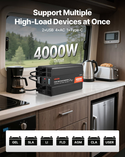 VEVOR Power Inverters - Select Your Configuration - LCDPYKCZXNBQ11UIQ001V1 - view 2