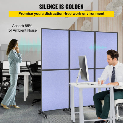 VEVOR Fabric Room Divider - Select Your Configuration - LDSGYPF7266SPGLS1V0 - view 3