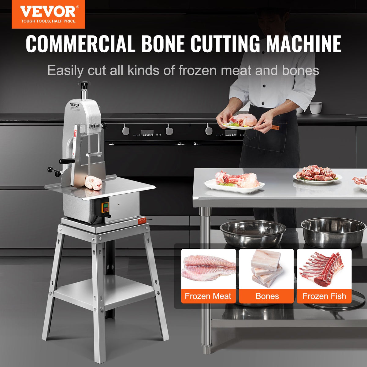 VEVOR Bone Saw Machine - Select Your Configuration - LDSJRJ850WL0LAGK4V1 - view 2