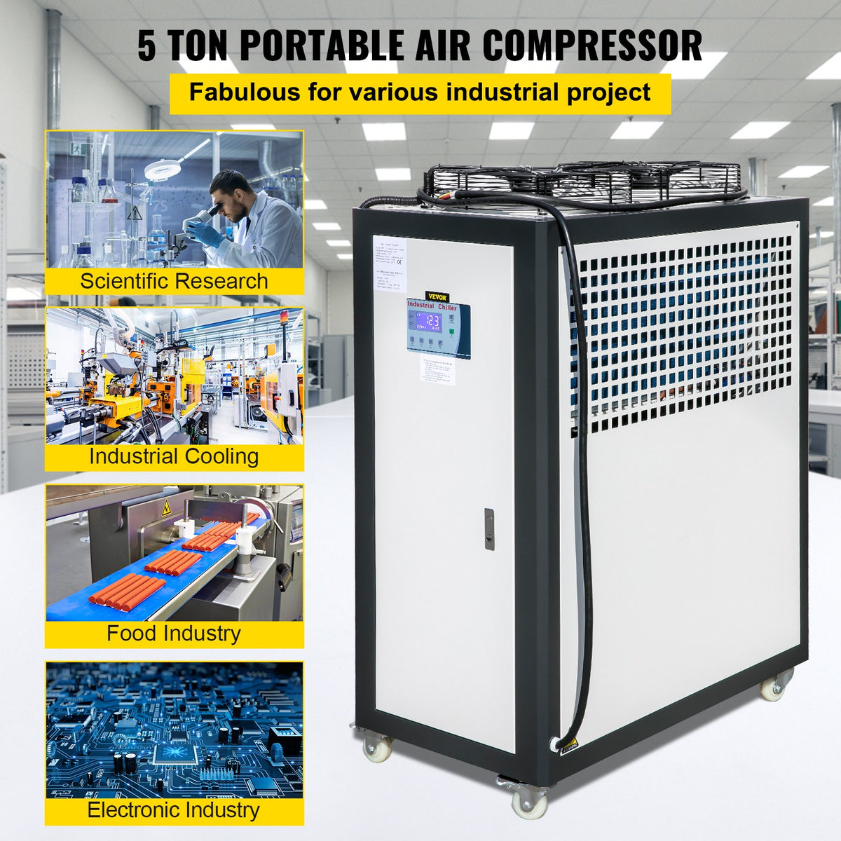 VEVOR Industrial Water Chillers - Select Your Configuration - LFJ5DFLLSJ0000001V1 - view 2