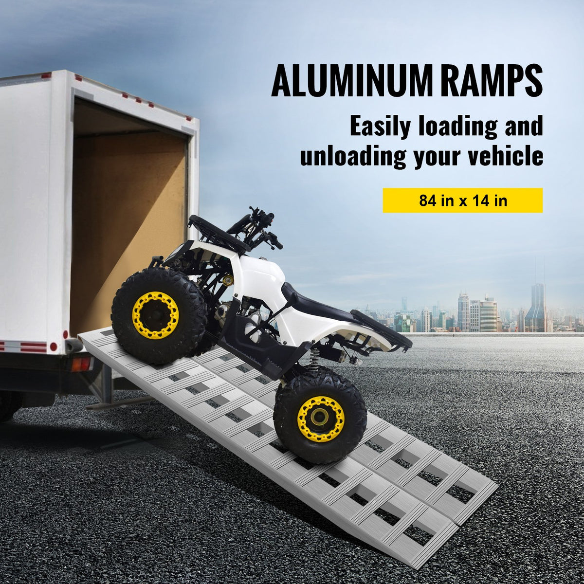 VEVOR Vehicle Loading Ramps - Select Your Configuration - LHJPD84X14IN2ZZ01V0 - view 2