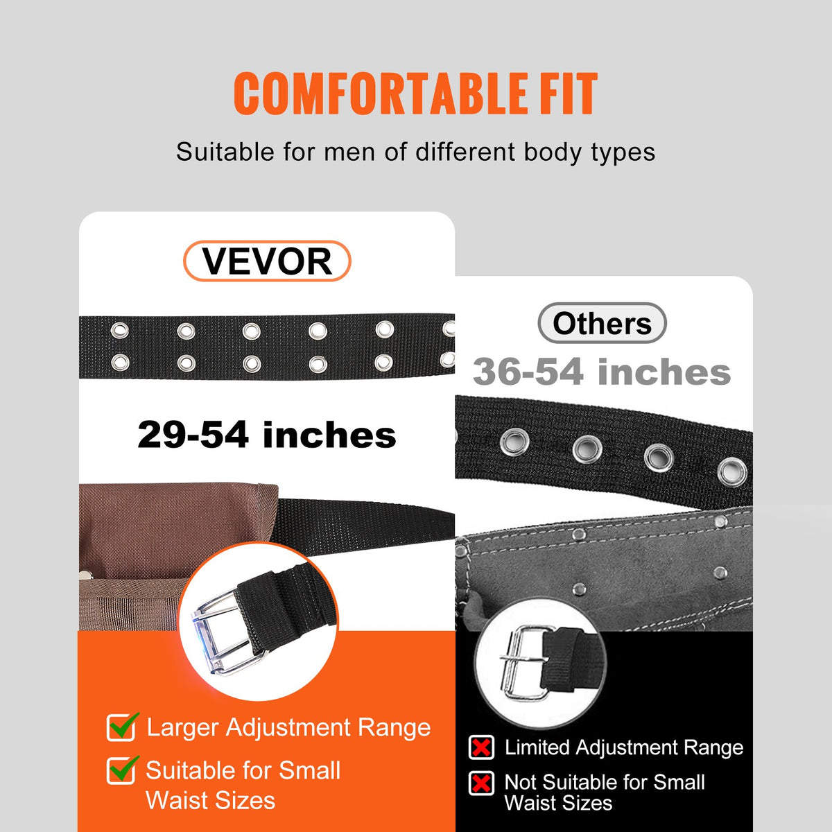 VEVOR Tool Belts - Select Your Configuration - LJSGJYDDL000JEQQ6V0 - view 3