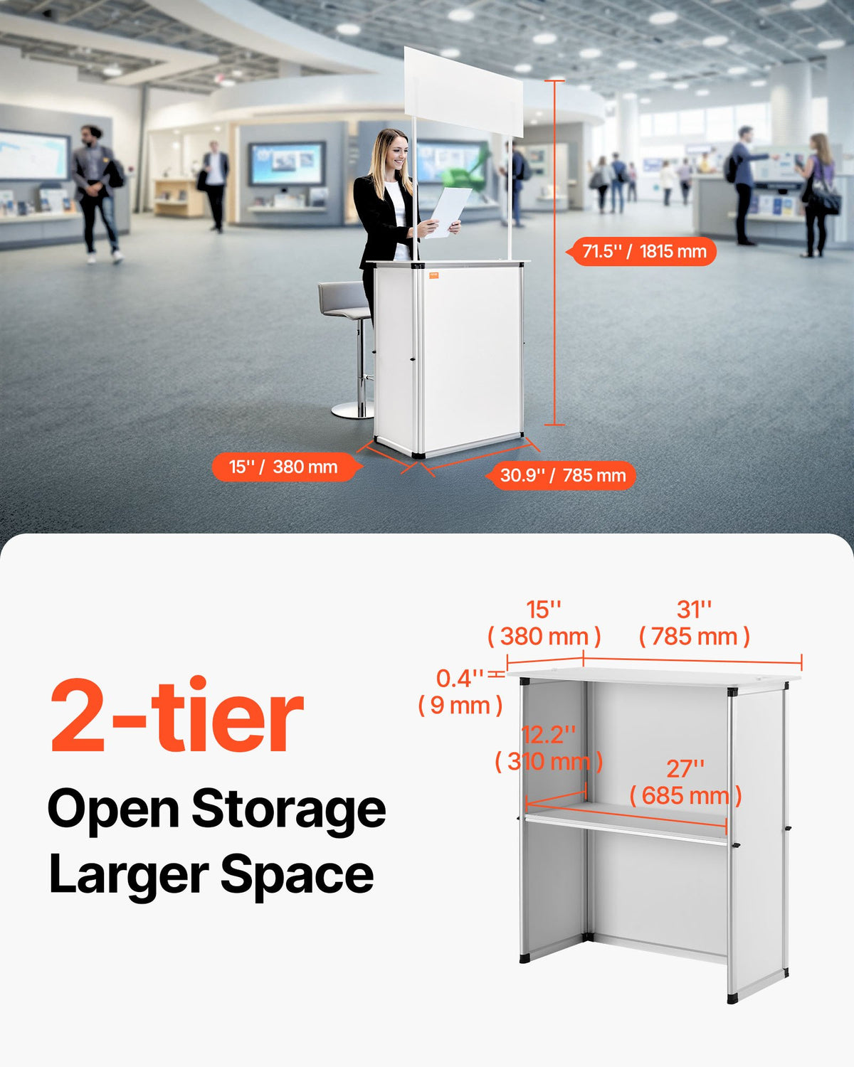 VEVOR Trade-Show Counter