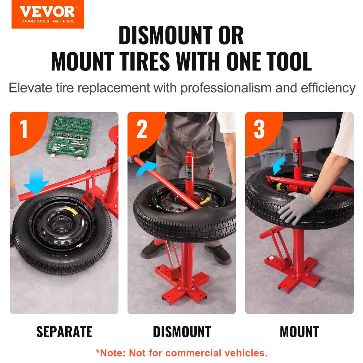 VEVOR Manual Tire Changer Machine - Select Your Configuration - LTCZJZGSHSKRERD9OV0 - view 2