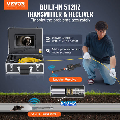 VEVOR Sewer Camera - Select Your Configuration - LXKXSGDNKJ9YMOSQXV1 - view 2