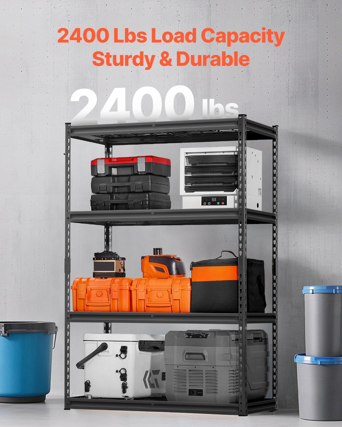 VEVOR Steel Wire Shelf - Select Your Configuration - LXLZLKHJ2040L9EDJV0 - view 2