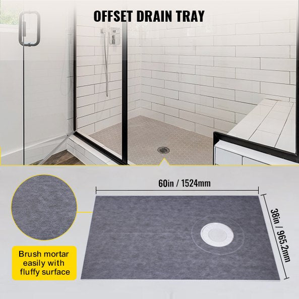 VEVOR Shower Systems Installation Kits - Select Your Configuration - LYDZT38X60ABS1JYXV0 - view 2