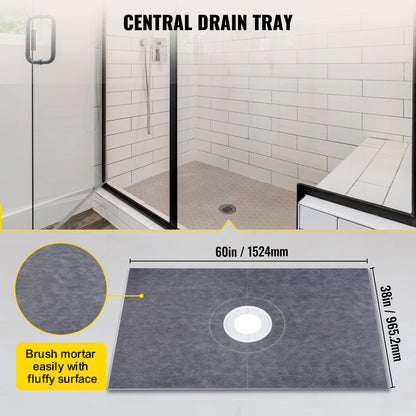 VEVOR Shower Systems Installation Kits - Select Your Configuration - LYDZT38X60PVC2FCMV0 - view 2