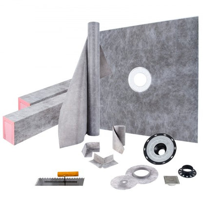 VEVOR Shower Systems Installation Kits - Select Your Configuration - LYDZT48X48PVCBSSLV0 - view 1