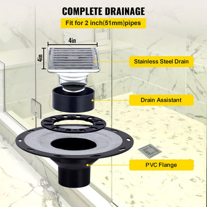 VEVOR Shower Systems Installation Kits - Select Your Configuration - LYDZT48X72PVC3RRCV0 - view 3