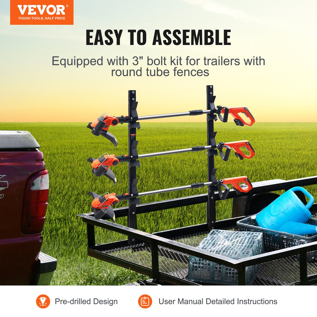 VEVOR Trimmer Rack - Select Your Configuration - LYSDCJGJ3QX0RMZUUV0 - view 2