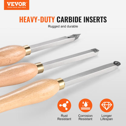 VEVOR Wood Lathe Turning Tools - Select Your Configuration - MBMGCD3JYTSFY1V1VV0 - view 2