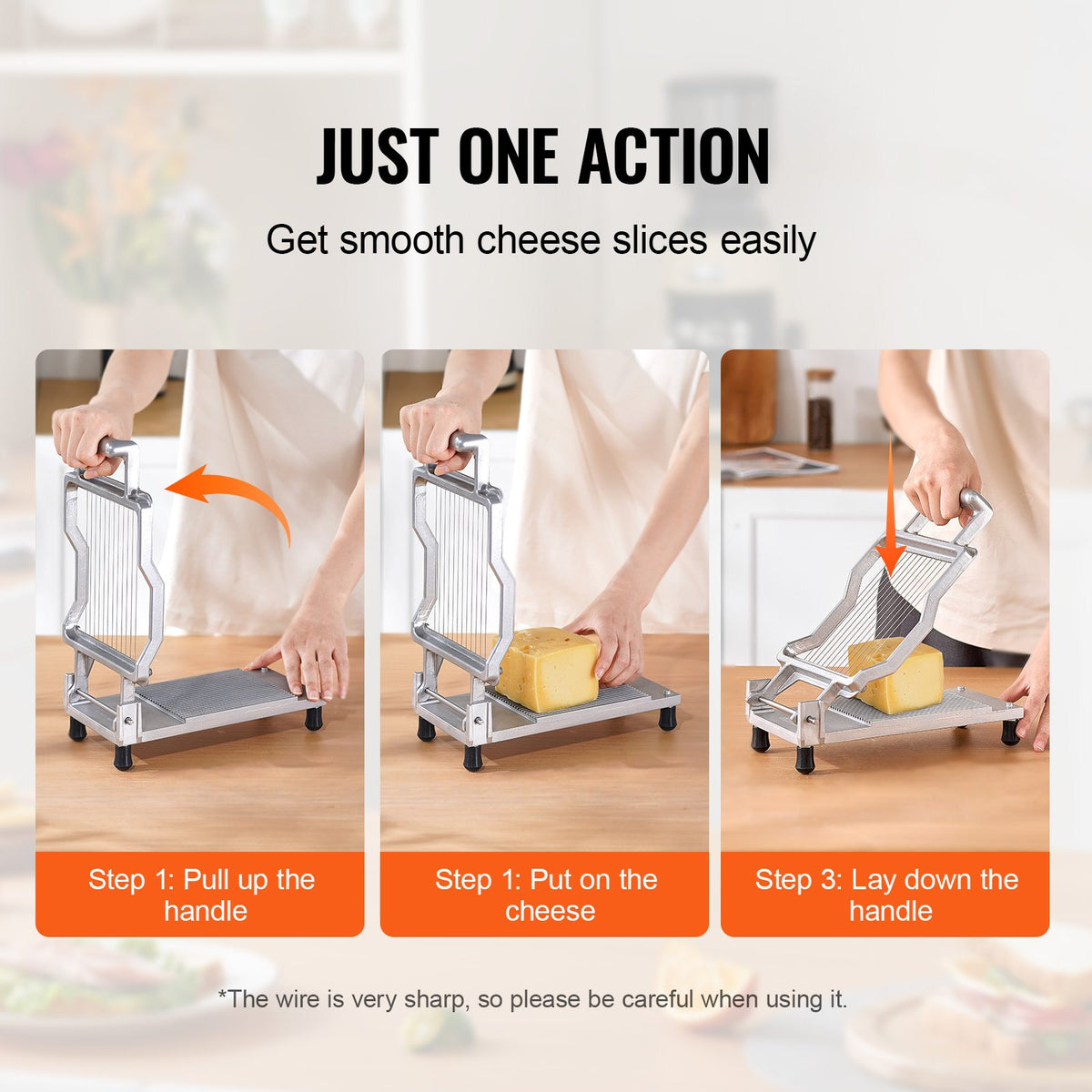 VEVOR Commercial Bread and Cheese Slicer - Select Your Configuration - MBNLQPJBXGLHGDNRMV0 - view 3