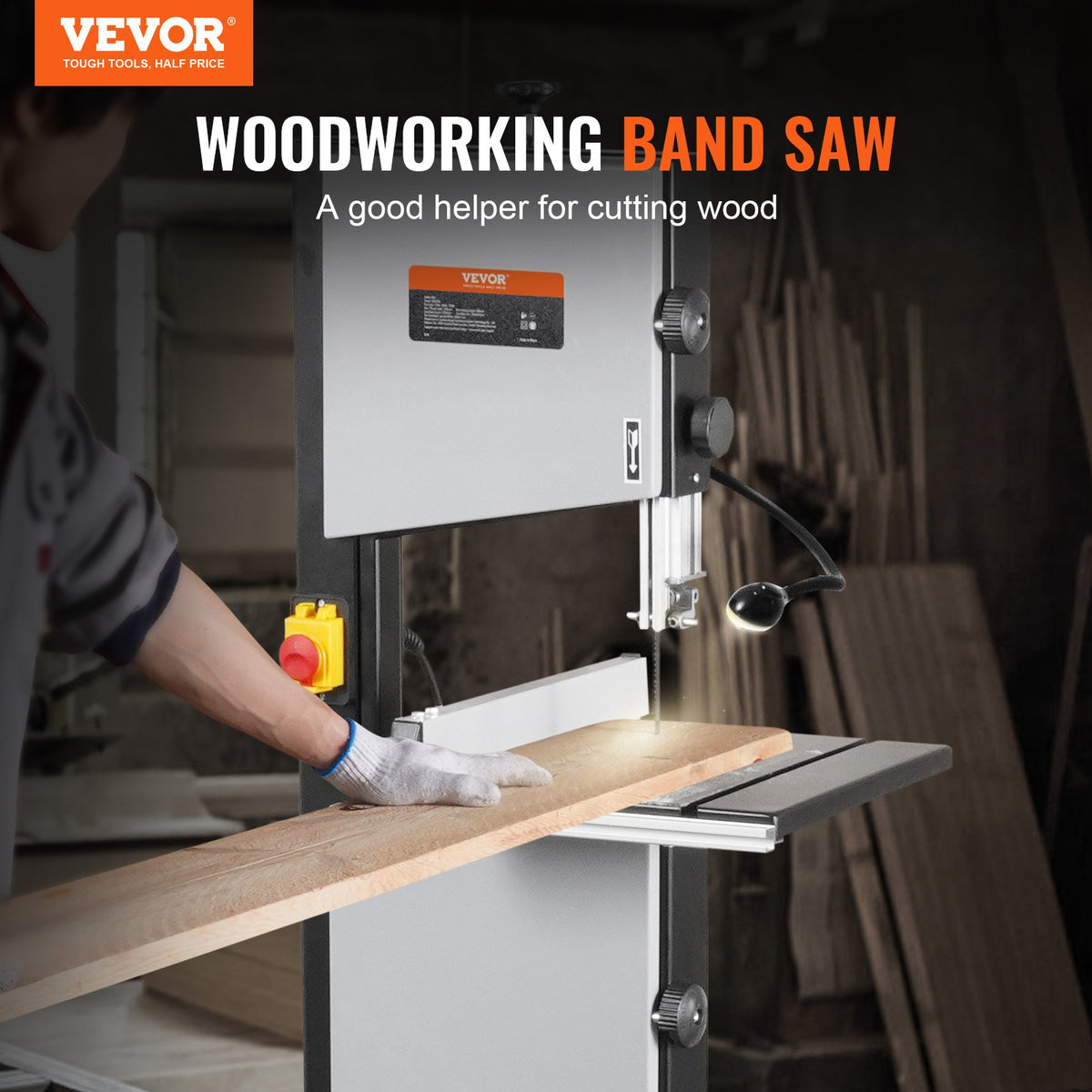 VEVOR Woodworking Bandsaw - Select Your Configuration - MCQGDJT1005HPA1ZSV1 - view 2