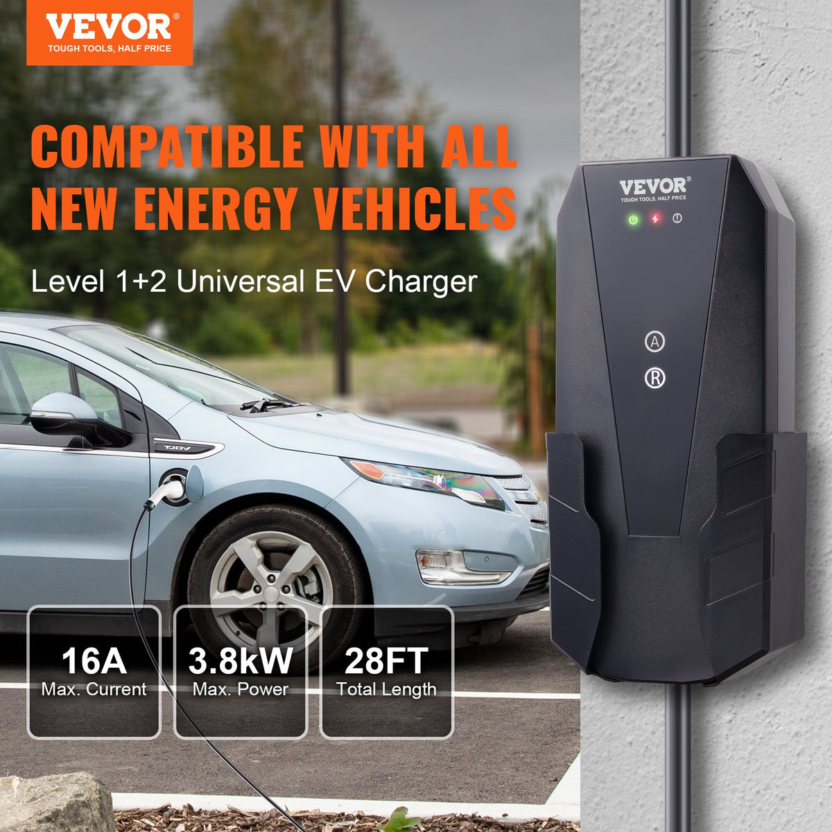 VEVOR EV Charging Station - Select Your Configuration - MGBXCDQJ1216AD1S9V5 - view 2