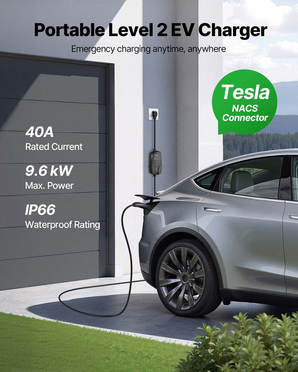 VEVOR EV Charging Station - Select Your Configuration - MGBXCDQPM40AZ7TUX001V5 - view 2
