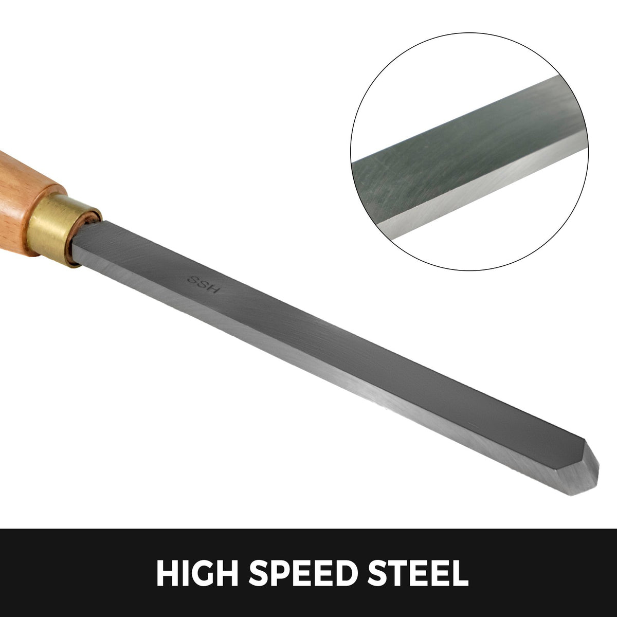 VEVOR Wood Lathe Turning Tools - Select Your Configuration - MGCD8PCSMGCCZTZ01V0 - view 2