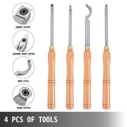VEVOR Wood Lathe Turning Tools - Select Your Configuration - MGCDMBSJT00000001V0 - view 2