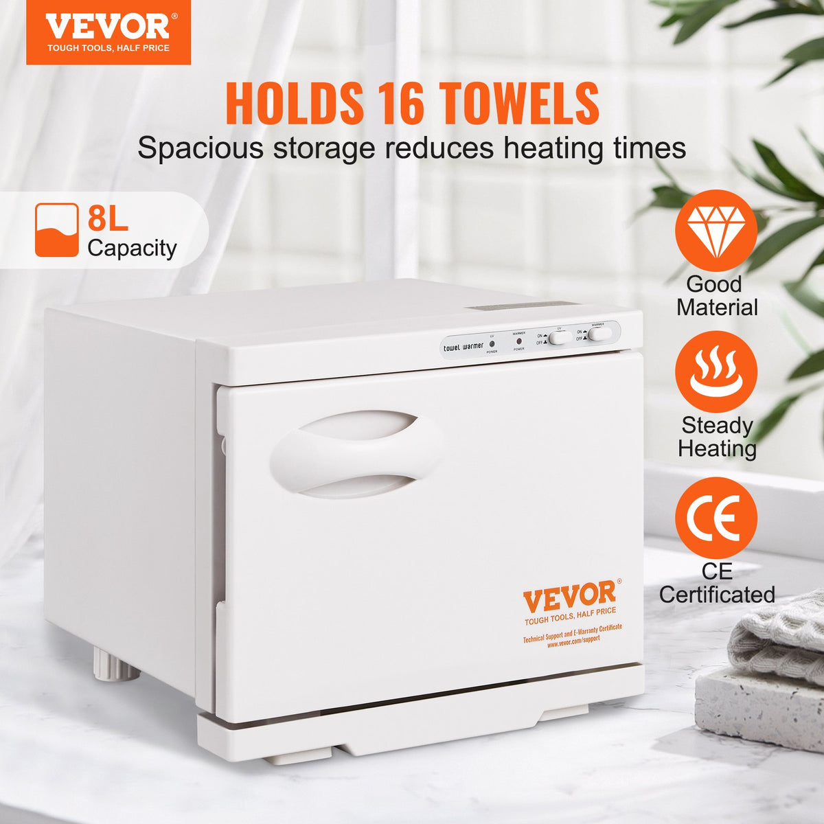 VEVOR Towel Warmer Cabinets, 8L / 23L — 8L