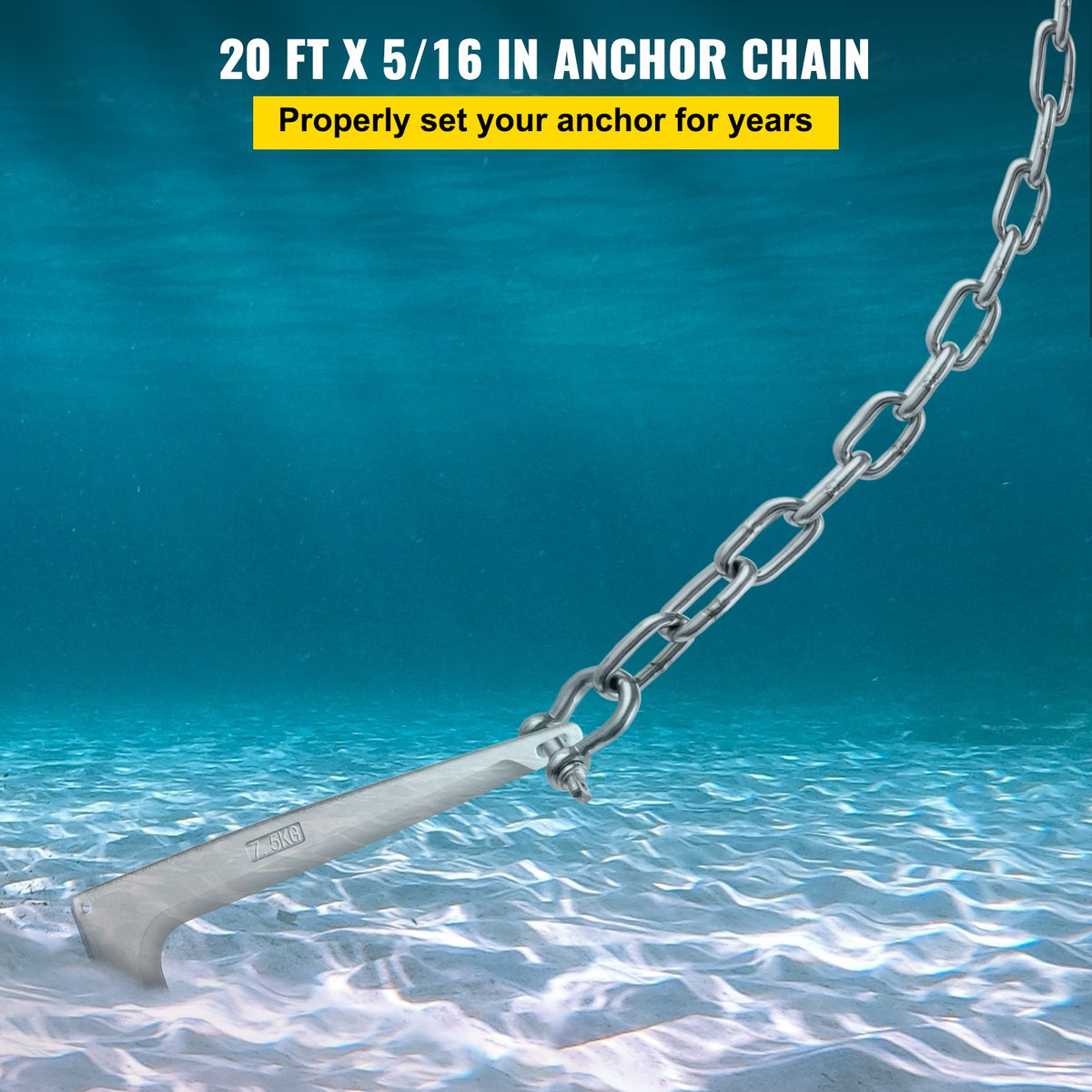 VEVOR Chain - Select Your Configuration - MLBXGM20FT516GJ1JV0 - view 2