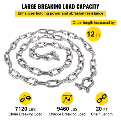 VEVOR Chain - Select Your Configuration - MLBXGM20FT516GJ1JV0 - view 3