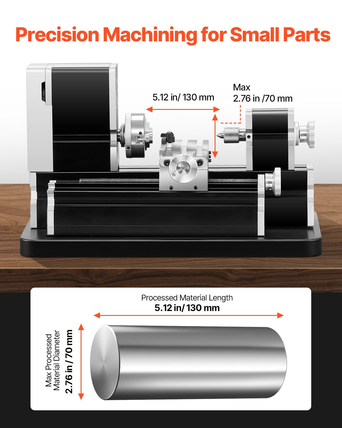 VEVOR Metal Lathes - Select Your Configuration - MNJXJSCC36W0E26IBV1 - view 3
